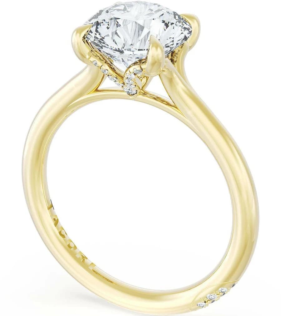 Solitaire Round Engagement Ring