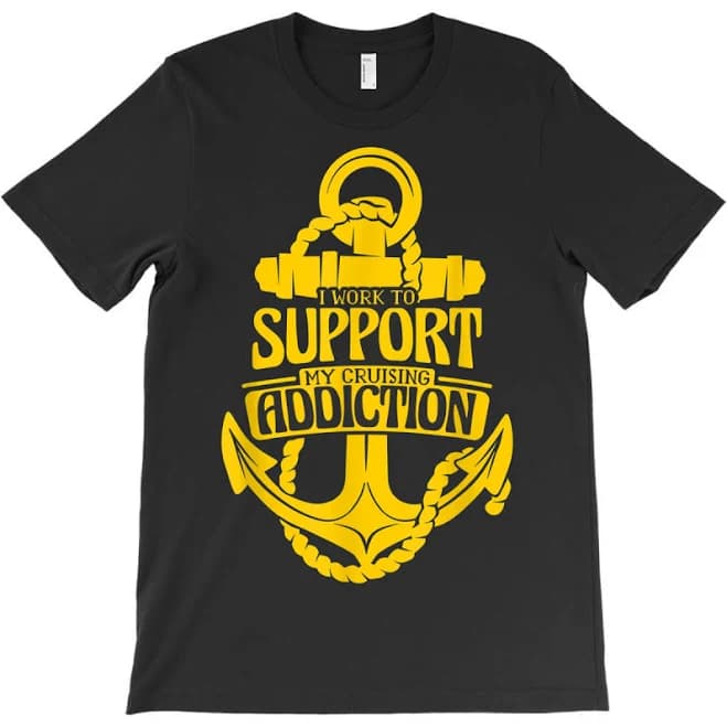 Artistshot Cruise Ship I Work to Support My Cruisin Classic T-Shirt