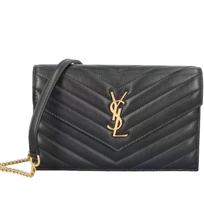 Saint Laurent Mini Cassandre Quilted Crossbody Bag