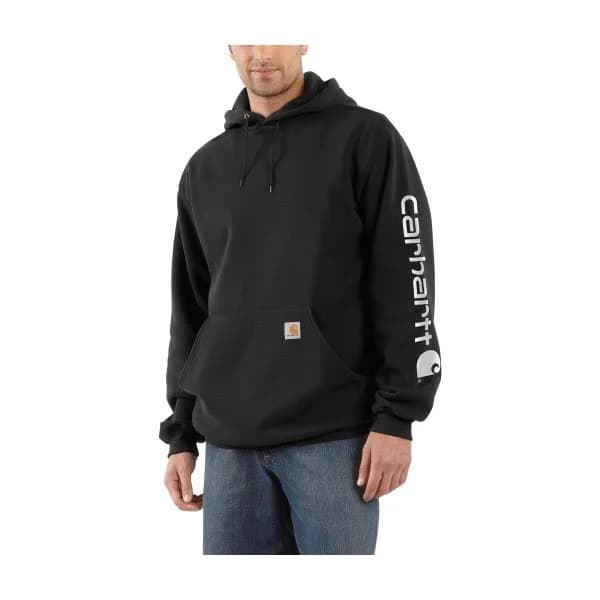 Carhartt Men's Loose Fit Midweight Logo Sleeve Sweatshirt