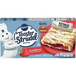 Pillsbury Toaster Strudel Pastries Strawberry; 8.775 Pound; 1 Per Case