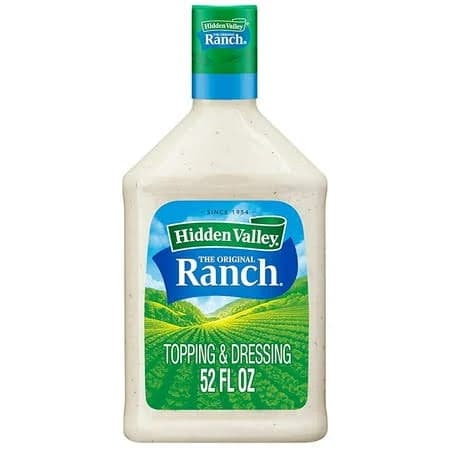 Original Ranch Salad Dressing and Topping, 52 Ounce Bottle (Package May Vary) Pack of 1, Women's, Size: Normal