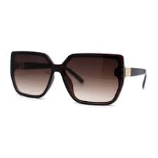 Womens Square Butterfly Designer Chic Sunglasses Peach Pink Smoke - Walmart Business Supplies