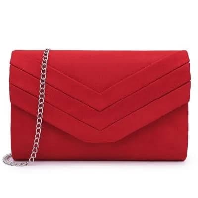 Narwey Suede Clutch Purse