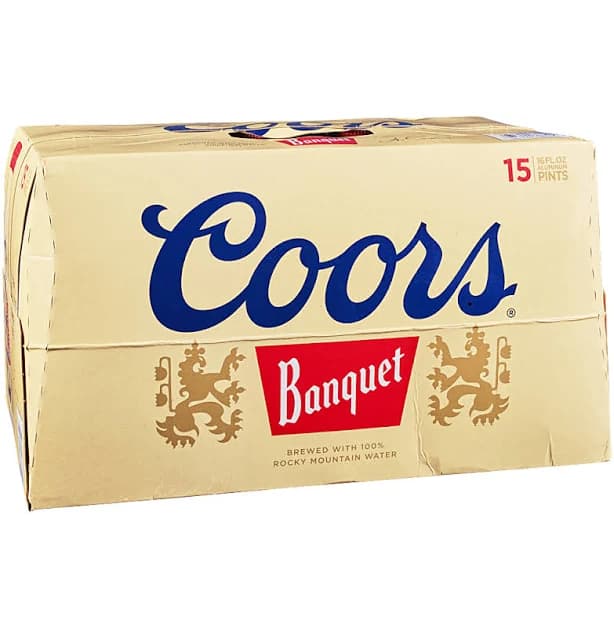 Coors Banquet Aluminum 15pk 16 oz Alum Bottles