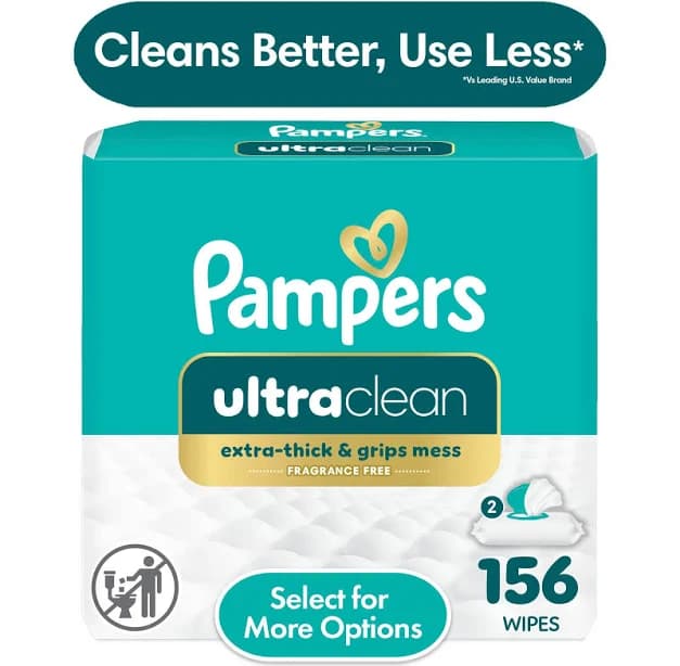 Pampers Free & Gentle Baby Wipes
