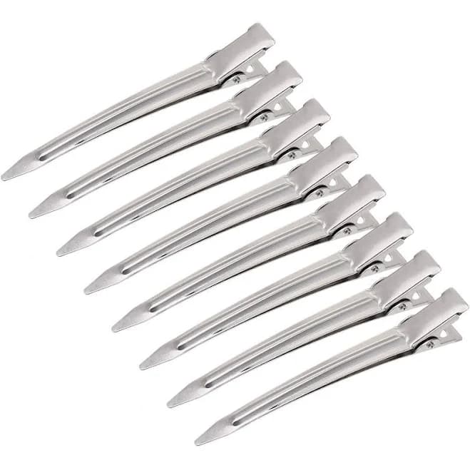 24 Pieces 3.5 Inches Metal Curl Clips