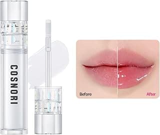 COSNORI Water-full Lip Plumper - Lip volumizing effect, Plump & moist texture, Hydrated lips, Vegan (Strong 01 Clear)
