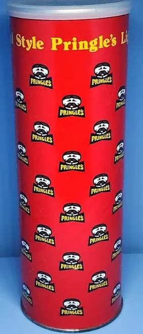 Pringles Can Red Original Style Light Chips Big Head Great Prop