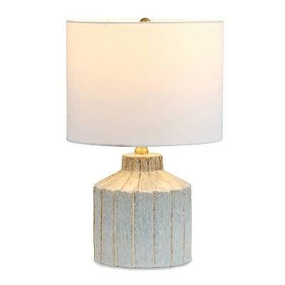 Kirkland's Home Light Blue Glazed Ceramic Table Lamp