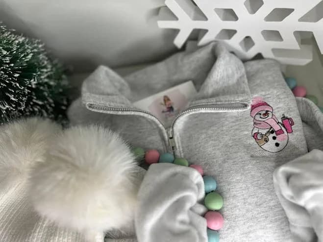Custom Embroidered Fleece Sweatshirt