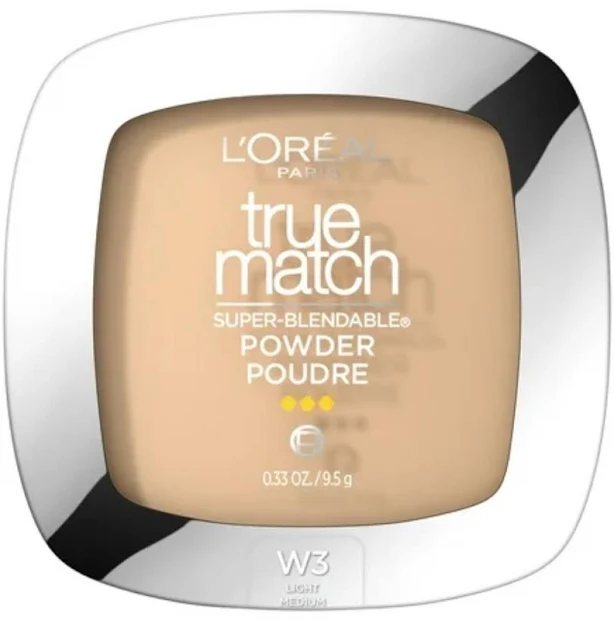 L'Oreal Paris True Match Super (Blendable Oil, Free Makeup Powder, W3 Light Medium, 0.33oz) | Farmacias Savia