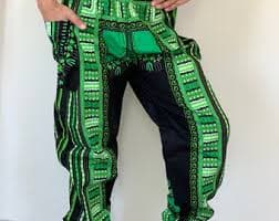 DK0017 African Print Dashiki Pants Cotton Aladdin Yoga Harem Pants, Unisex Pants - Etsy