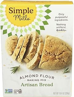 Almond Flour Baking Mix, Artisan Bread Mix - Gluten Free, Plant Based, Paleo Friendly, 10.4 Ounce (Pack of 1)
