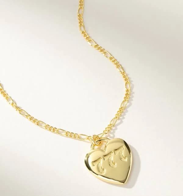 Uncommon James Lucky Girl Gold Chain and Pendant Necklace
