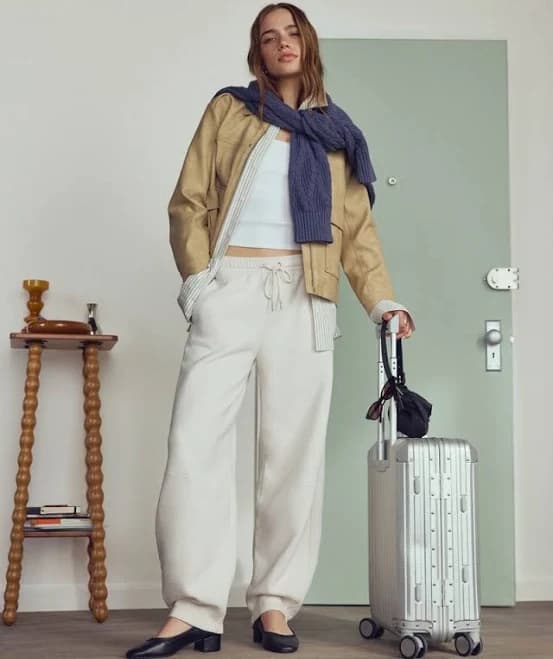 Abercrombie & Fitch Women's High Rise Sunday Barrel Sweatpants