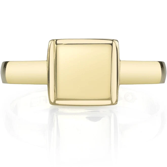 Carrie Hoffman Jewelry l Square Vintage Signet Ring