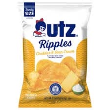Utz Ripples Cheddar Sour Cream Potato Chips