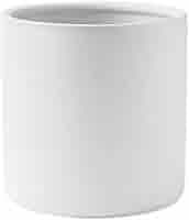 Amazon.com: Jingzai202405 Plant Pots Indoor Large Plant Pots Modern Simple Straight Pure White Cylindrical Flower Pots Succulent Plants Potted Green Plants Ceramic Planters Flower Pot(Medium)