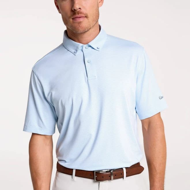 Walter Hagen Men's Performance 11 Championship Stripe Golf Polo