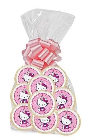 Hello Kitty Birthday Party Favor Decorated Cookies