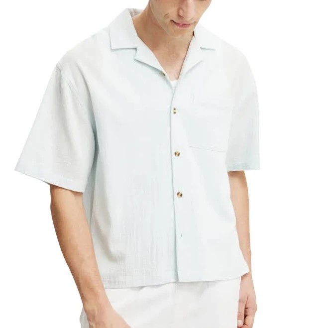 Cotton On Men's Riviera Short Sleeve Shirt