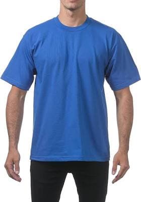 Pro Club Men's Heavyweight Cotton Crew Neck Short Sleeve T-Shirt