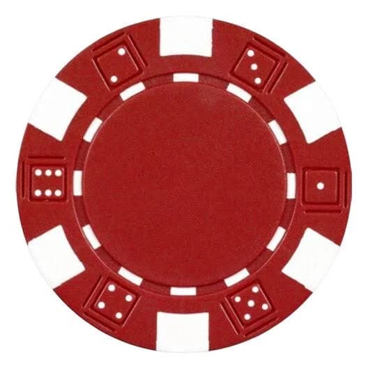Striped Dice Poker Chips
