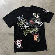 Ed Hardy × JNCO × Southpole Vintage Y2K South Pole Graffiti T-Shirt | Grailed