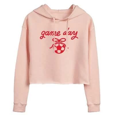 Women's Cropped Fleece Hoodie