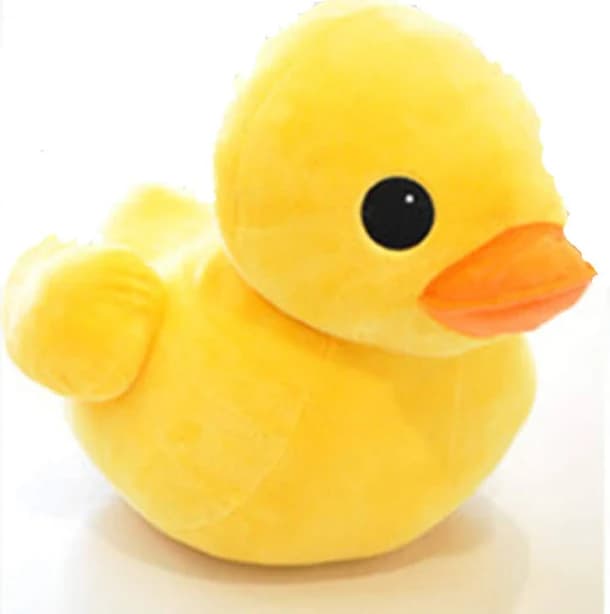 VIDOSCLA Yellow Duck Stuffed Plush Pillow