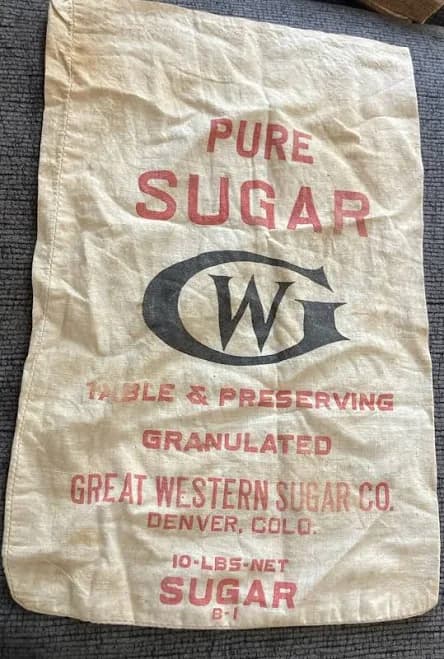 Great Western (GW) Fine Granulated Sugar Bag 10lbs Denver