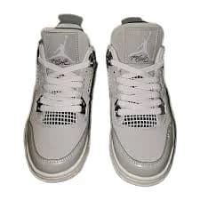 Air Jordan 4 Retro Women's 6.5 white gray new in box