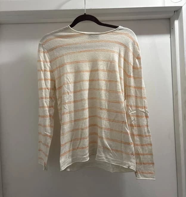 Zara Orange Striped Men’s Sweater