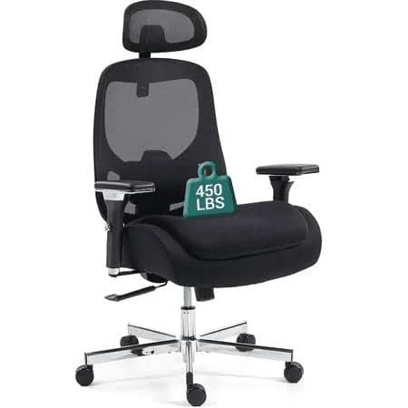 Wentum,ergonomic Office Chair,Breathable Mesh Backt,Adjustable Height with Armrests for Adults,Black