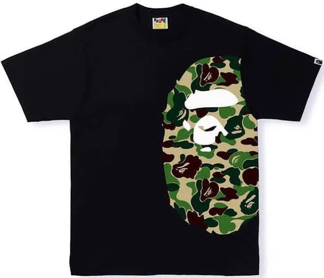BAPE ABC Camo Side Big Ape Head Tee