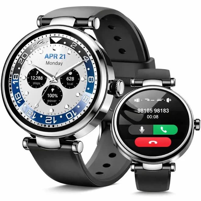 TOZO - Smart Watch for Men Women, HD AMOLED Screen, Health Tracker, Sleep Monitor, 100+ Sports Modes, Calls & Text, Waterproof - Black - (2026)