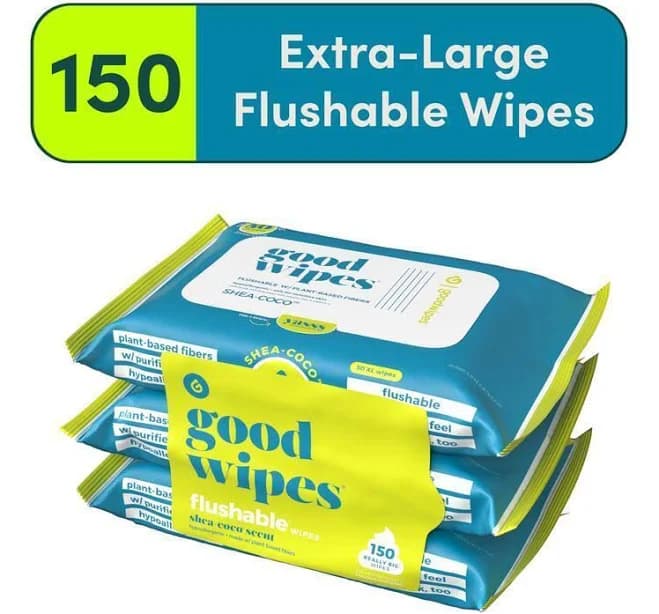 Goodwipes Flushable & Plant-Based Wipes