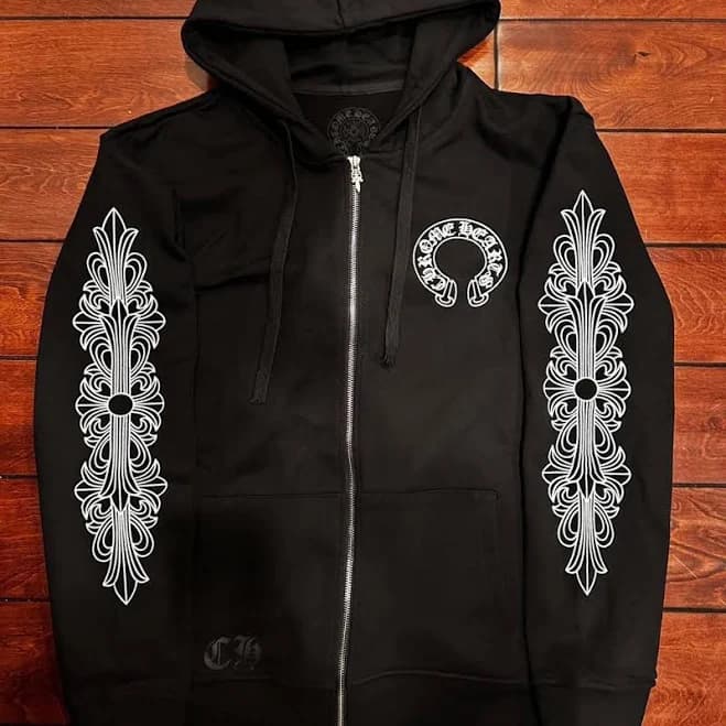 Gothic Zip-Up Hoodie