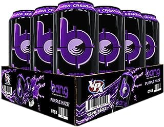 Energy Purple Haze, Sugar-Free Energy Drink, 16-Ounce | Pack of 12