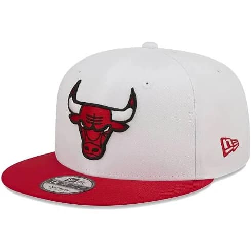 New Era Chicago Bulls Crown White 9FIFTY Snapback Cap Unisex
