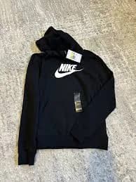 NEW Women's Nike Hoodie Small - Black with white swoosh NWT