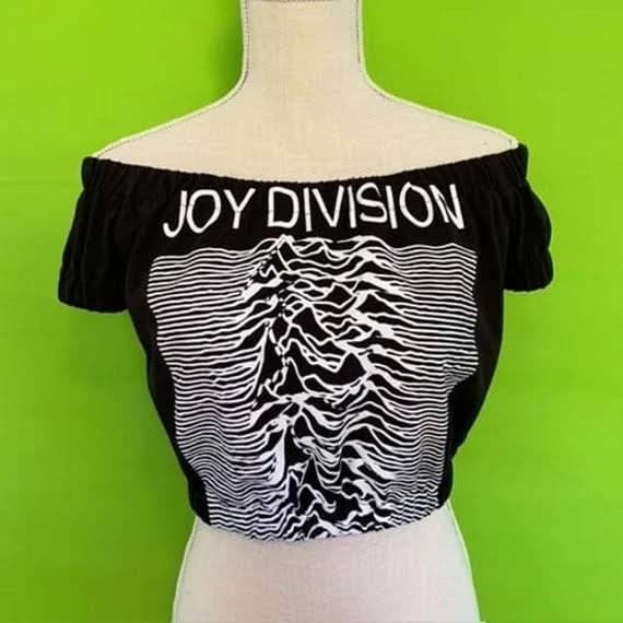 Joy Division Off Shoulder Elasticized Crop Top