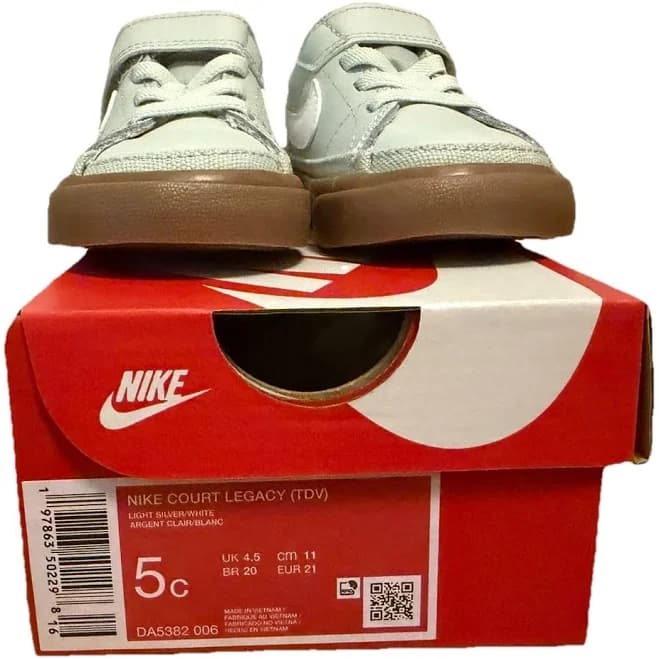 Nike Baby Shoes Court Legacy Size 5c Light Green