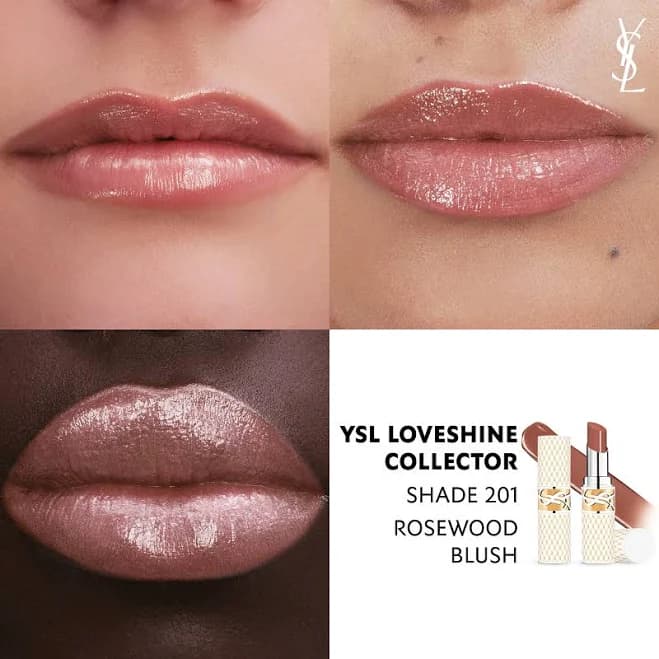 Ysl Beauty Ysl Loveshine Lip Oil Stick Limited Holiday Edition - 201 - Rosewood Blush