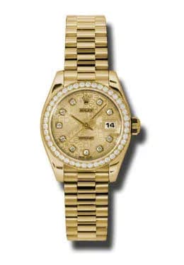 Rolex Ladies Lady-Datejust 26 Automatic President Watch