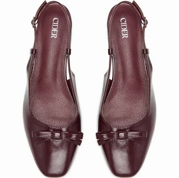 Bowknot Slingback Flats