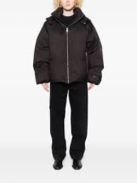 Études Studio Hooded zip-front Jacket | Black | FARFETCH IN