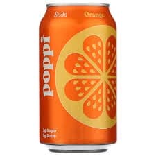 Poppi Orange Prebiotic Carbonated Soft Drink (12Pk)