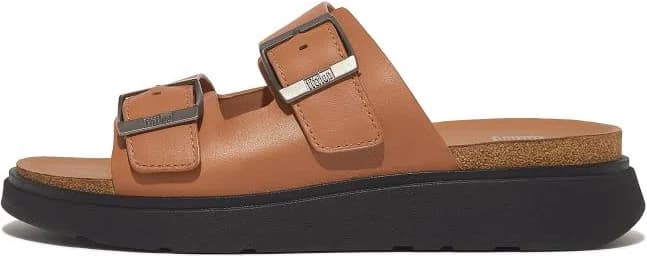 Men's GEN-FF Buckle Two-Bar Leather Slides